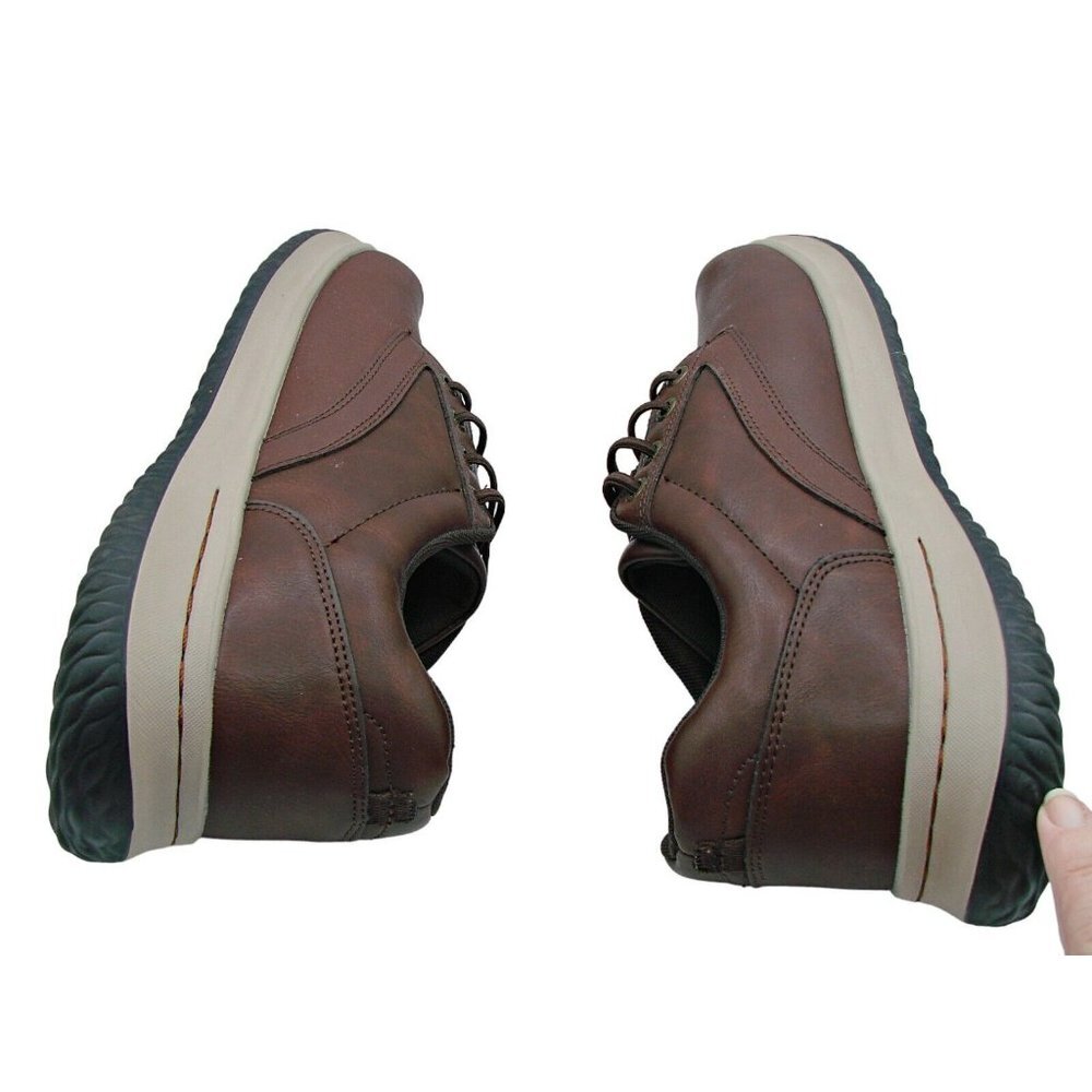 Skechers Men's Size 12 Delson Antigo Oxfords Shoes Waterproof Air Cooled RdBrwn - Picture 3 of 8